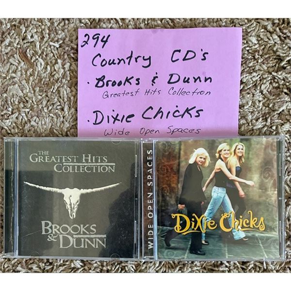 Brooks & Dunn and Dixie Chicks Country CD’S.
