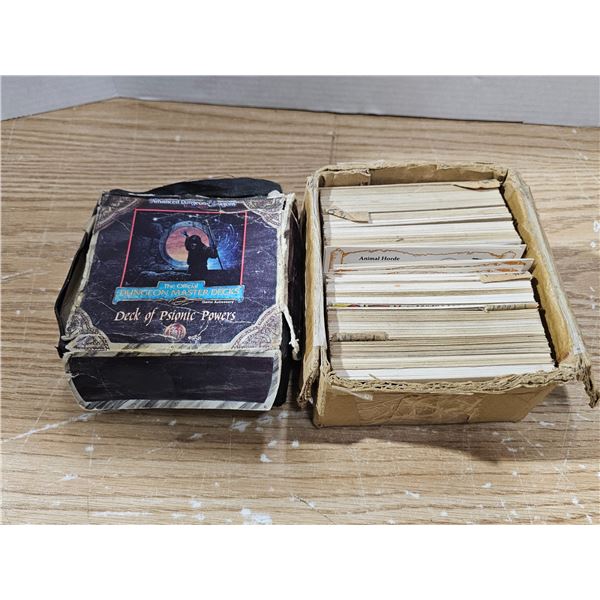 (2) Boxes D&D Dungeon Master Decks