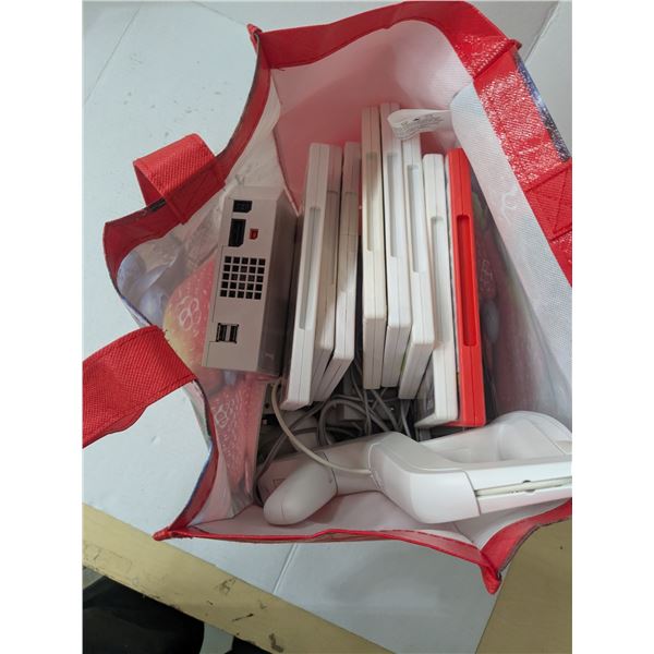 Nintendo Wii console, appears to have everything needed to play. Comes with games