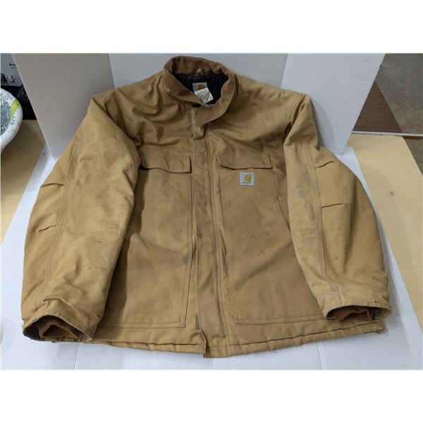 Carhartt insulated jacket, size 50 regular, tan, good condition