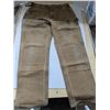 Image 2 : Carhartt pants, tan, used, a little paint on front, size 36x34