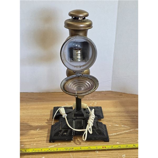 Home made lamp- works- 17"H