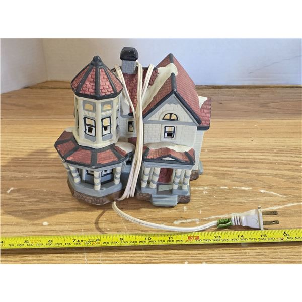 Christmas village building-