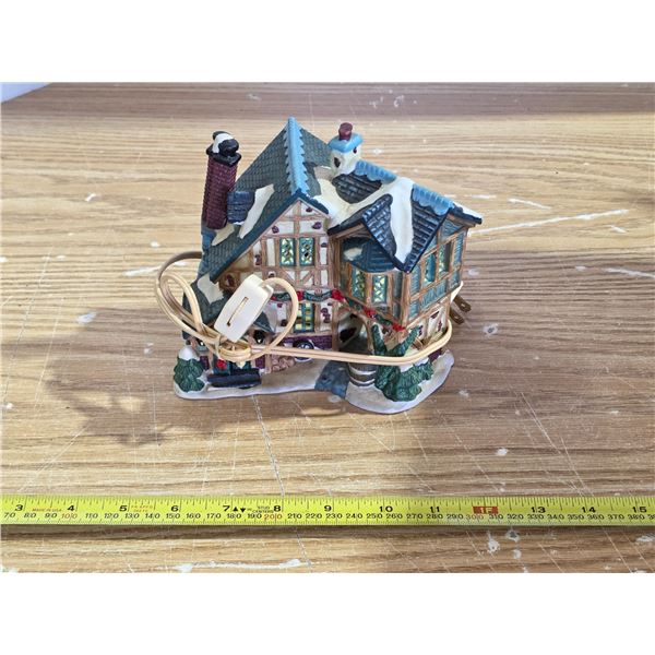 Christmas village building- light up- inn