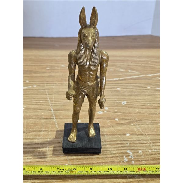 Egyptian statue- 8"H- anubus