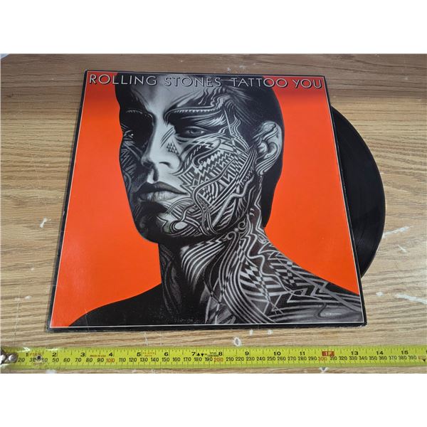 1981 rolling stones tattoo you vinyl record