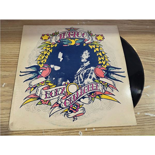 1973 tattoo Rory vinyl record