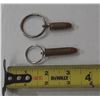 Image 1 : (2) Bullet Keychains