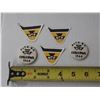 Image 1 : (2) 1964 MF Curl-O=Rama Button Pins w/ MF Decals or Stickers