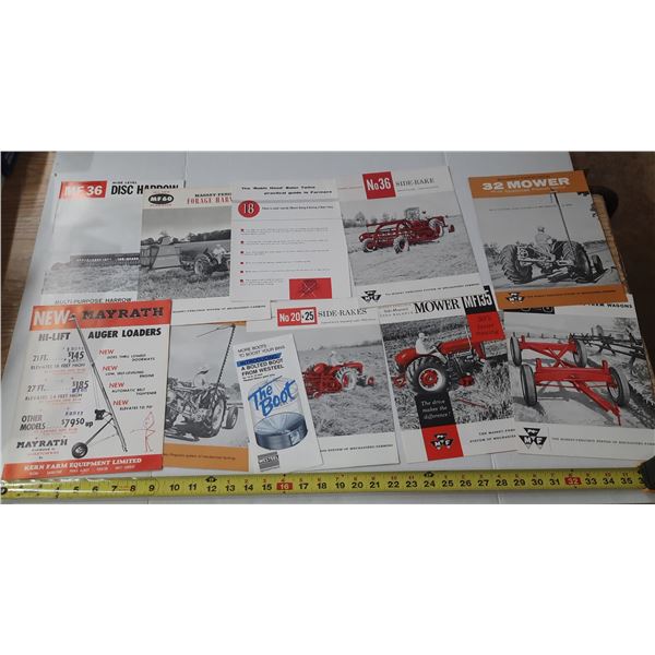 Various MF Brochures and Papers etc.