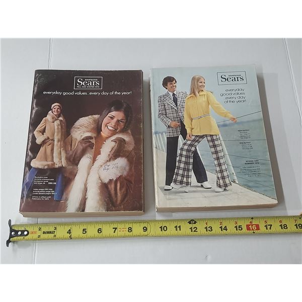 (2) Simpson’s Sears Catalogues, 1972 & 1973