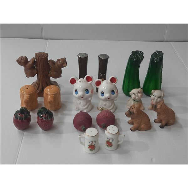 (10) Pairs of Salt & Pepper Shakers