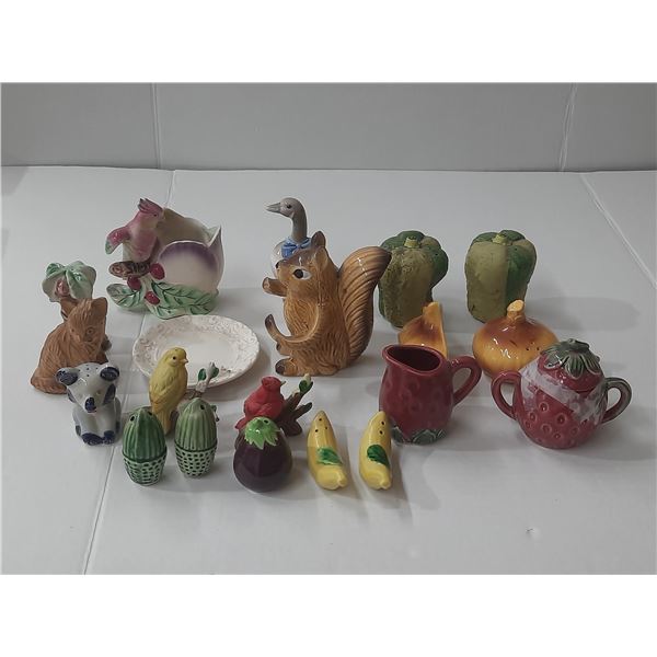 Misc. Salt & Pepper Shakers, Bird Figurines