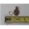 Image 1 : (1) Ring, (1) Brown Stone Pendant