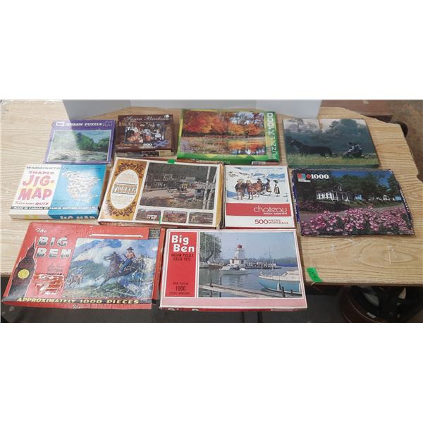Lot of Jigsaw Puzzles