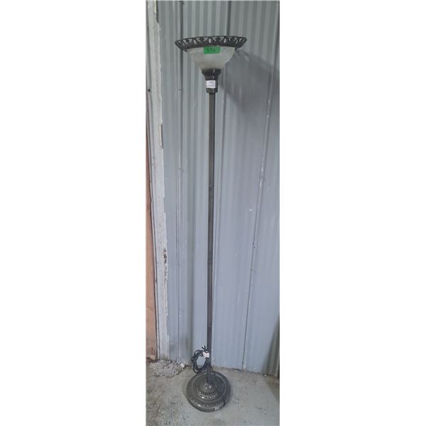 Floor Lamp w/ Shade (Working), 70” Tall