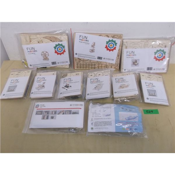 Lot of (11) NEW Minimakers STEM Educational building kits