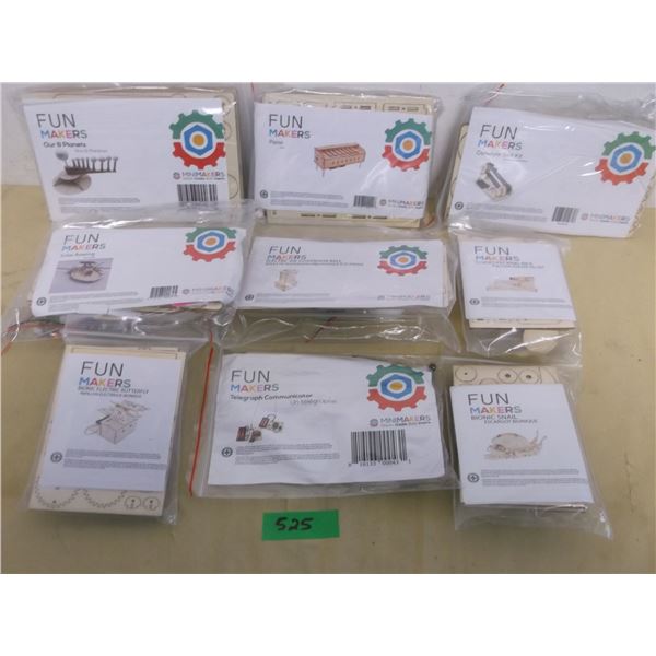 Lot of (9) NEW Minimakers STEM Educational building kits