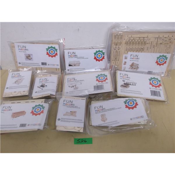 Lot of (10) NEW Minimakers STEM Educational building kits