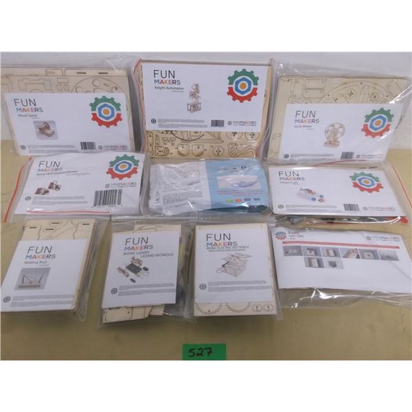 Lot of (10) NEW Minimakers STEM Educational building kits
