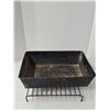 Image 4 : Antique Metal Baking Pans, Rack, etc.