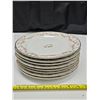 Image 9 : 71-Piece Antique Limoges France Elite Works Porcelain Dinnerware Set