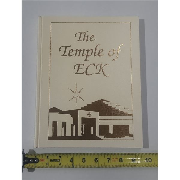 This is a hardcover book titled The Temple of ECK by Harold Klemp, published in 1991.