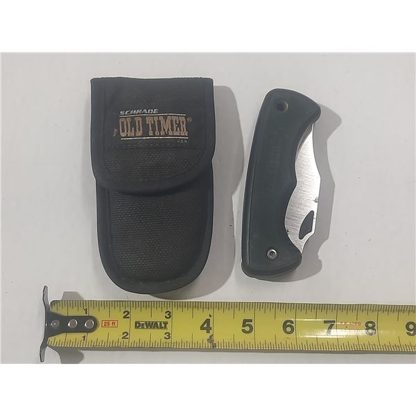 Vintage Schrade Old Timer folding pocket knife.