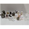Image 1 : Mixed crystal, glass and silver décor/collectibles