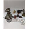 Image 4 : Mixed crystal, glass and silver décor/collectibles