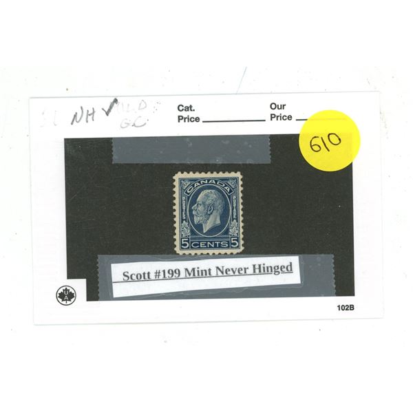 Scott #199 Mint Never Hinged.