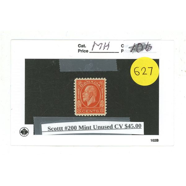 Scott #200 Mint Unused CV $45.00.