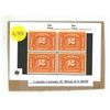 Image 1 : Canada Customs 2C Block of 4 MNH.