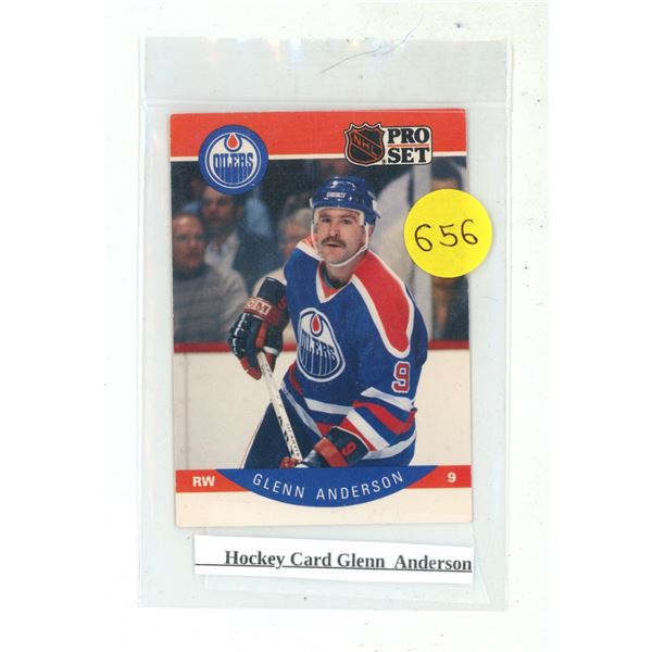 Hockey Card Glenn Anderson.