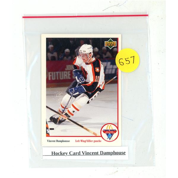 Hockey Card Vincent Damphouse.