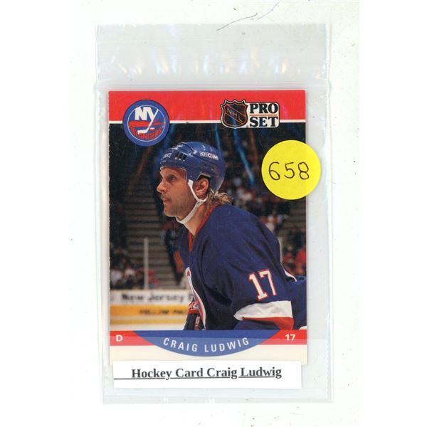 Hockey Card Craig Ludwig.
