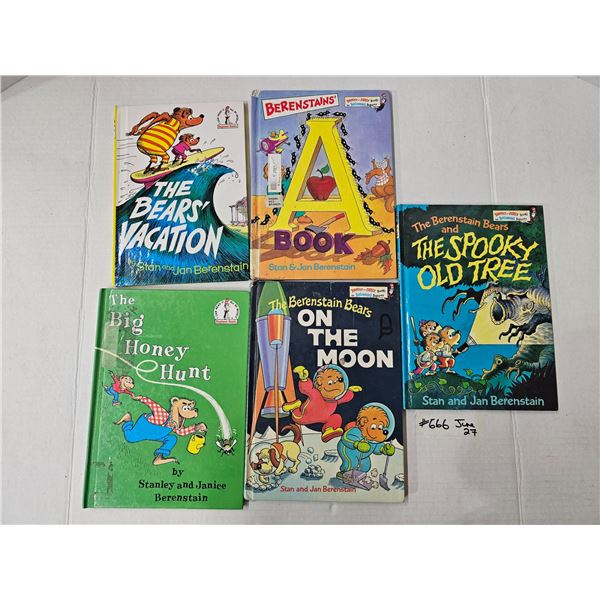 (5) Vintage Berenstain Bears Books