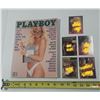 Image 1 : 1990 Playboy Magazine with Play Cards.