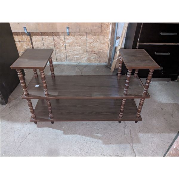 3 tier stereo/tv stand. 48"Lx16"Wx16"H & 29"H