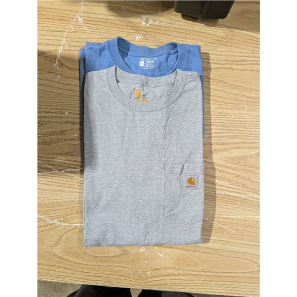 2 carhartt t-shirts, size XL