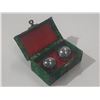 Image 2 : Chinese Baoding health exercise balls, designed for hand therapy, stress relief, and improving finge