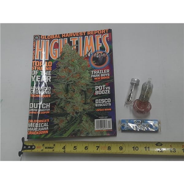 High Times Magazine, Seeds, Blueberry Skunk, etc.