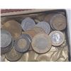 Image 5 : Antique Tin With Coins and Paper Currency.