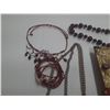 Image 5 : Vintage Jewelry Tin with Jewelry and Tokens/Coins.