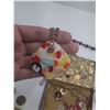 Image 6 : Vintage Jewelry Tin with Jewelry and Tokens/Coins.