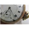 Image 6 : HAMPDEN 16S, 21 J RR APPROVED POCKET WATCH,  RUNS