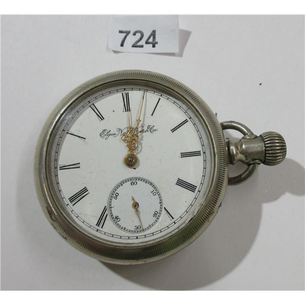 ELGIN 18S, 17J POCKET WATCH  FOR REPAIR