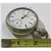 Image 2 : ELGIN 18S, 17J POCKET WATCH  FOR REPAIR