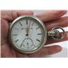 Image 3 : ELGIN 18S, 17J POCKET WATCH  FOR REPAIR