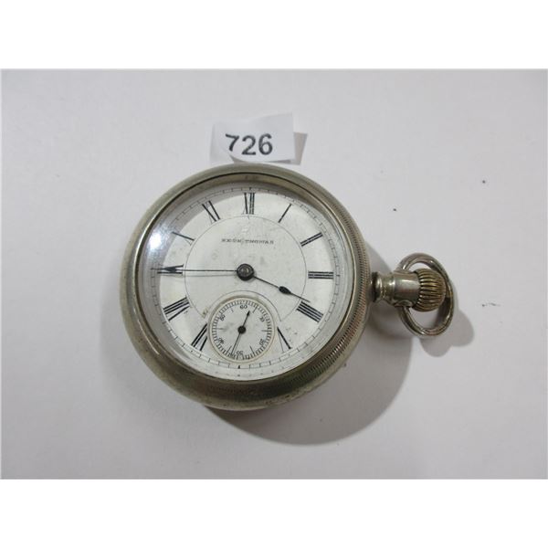 SETH THOMAS 18S, 7J POCKET WATCH FOR REPAIR